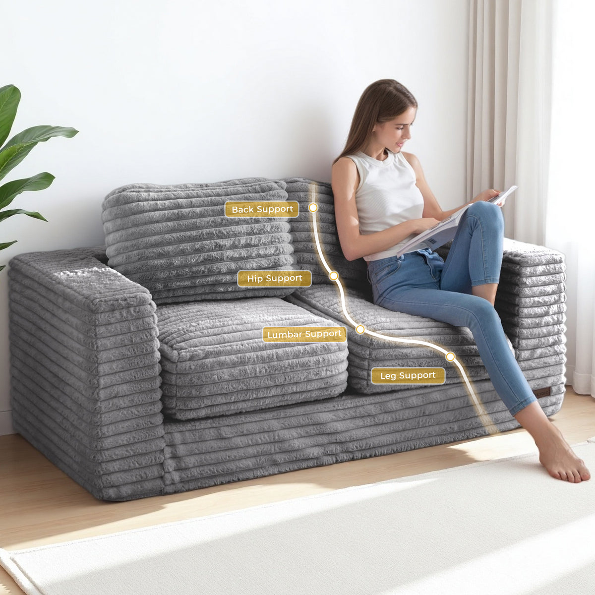 Armrests for That Real Sofa Feel